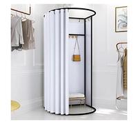 Camerino Negozio Di Abbigliamento Negozio Abbigliamento Camerini, Divisorio Privacy Riparo Temporaneo Con Binario Spostamento, Spogliatoio A Pavimento Al 90% Di Ombra Per L'ufficio Del Negozio(J,100x9