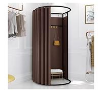 Camerino Negozio Di Abbigliamento Negozio Abbigliamento Camerini, Divisorio Privacy Riparo Temporaneo Con Binario Spostamento, Spogliatoio A Pavimento Al 90% Di Ombra Per L'ufficio Del Negozio(H,85x80
