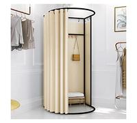 Camerino Negozio Di Abbigliamento Negozio Abbigliamento Camerini, Divisorio Privacy Riparo Temporaneo Con Binario Spostamento, Spogliatoio A Pavimento Al 90% Di Ombra Per L'ufficio Del Negozio(D,100x9