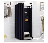 Camerino Negozio Di Abbigliamento Negozio Abbigliamento Camerini, Divisorio Privacy Riparo Temporaneo Con Binario Spostamento, Spogliatoio A Pavimento Al 90% Di Ombra Per L'ufficio Del Negozio(I,85x80