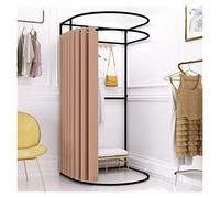 Camerino Negozio Di Abbigliamento Negozio Abbigliamento Camerini, Espositore Per Rifugi Temporanei Privacy Move Track Per Negozio Nuziale, Schermo Divisorio Per Spogliatoi Semplice, 2 Taglie(I,100x95x