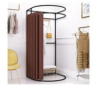 Camerino Negozio Di Abbigliamento Negozio Abbigliamento Camerini, Espositore Per Rifugi Temporanei Privacy Move Track Per Negozio Nuziale, Schermo Divisorio Per Spogliatoi Semplice, 2 Taglie(J,100x95x