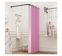 Camerino Negozio Di Abbigliamento Negozio Abbigliamento Camerini, Parete Divisoria Per Schermo Privacy Ombra Con Binario Spostamento, Spogliatoio Semplice Tipo L Per Dormitorio Dell'ufficio(G,80x200cm