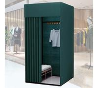 Camerino Negozio Di Abbigliamento Negozio Abbigliamento Camerini, Schermo Privacy Quadrato Pista Spostamento Con Copertura Lino, Spogliatoio Temporaneo Rifugio D'ombra 90% for L'ufficio Palestra(I,80x