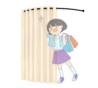 Camerino Negozio Di Abbigliamento Negozio Abbigliamento Camerini, Shelter Divisorio Portatile Protezione Privacy Per L'ufficio Palestra, Spogliatoio Temporaneo Movimento Con La Copertura D'ombra(F,80x