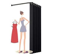Camerino Negozio Di Abbigliamento Negozio Abbigliamento Camerini, Shelter Divisorio Schermo Privacy Montaggio Parete Con La Copertura D'ombra, Armadietto Portatile Tipo L for Palestra D'ufficio(D,90x2