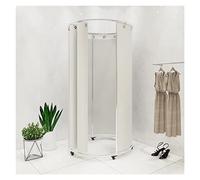 Camerino Negozio Di Abbigliamento Negozio di Abbigliamento per Camerini, Portatile Camerino Mobile con Tenda Ombreggiante, Semplice Tenda Fasciatoio per La Privacy per Centro Commerciale Bar Party, 5