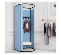 Camerino Negozio Di Abbigliamento Negozio di Abbigliamento per Camerini, Temporaneo Portatile Camerino Mobile con Tenda Ombreggiante, Tenda Fasciatoio per La Privacy, 5 Colori(Blue,85x80x200cm)