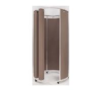 camerino portatile Camerino Mobile Con Ruote, Camerino For Negozio Di Abbigliamento Indipendente, Forte Tasso Di Ombreggiatura, Con Telaio Robusto E Stabile, Tenda Divisoria For La Privacy(Brown)