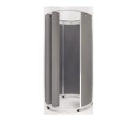 camerino portatile Camerino Mobile Con Ruote, Camerino For Negozio Di Abbigliamento Indipendente, Forte Tasso Di Ombreggiatura, Con Telaio Robusto E Stabile, Tenda Divisoria For La Privacy(Gray)