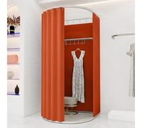 Camerino portatile con espositori, cabina mobile per negozi al dettaglio e centri commerciali, montaggio facile e design conveniente