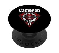 Cameron Clan Nome Scozzese Stemma Tartan PopSockets PopGrip Adesivo
