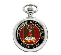 Cameron Scottish Clan Crest Full Hunter Orologio da tasca