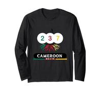Cameroon Roots 237 Diaspora Pride Heritage Maglia a Manica