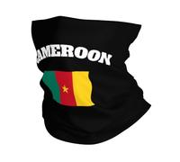 Cameroonian Cameroon Flag Donna Uomo Scaldacollo Antivento Copricollo Leggero Sciarpa Tubolare per Moto Sport Pesca Passeggiata