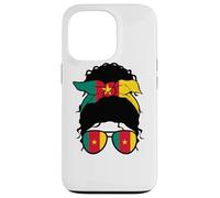 Cameroonian Girl Bandiera Camerun Orgogliosa donna camerunese Custodia per iPhone 13 Pro