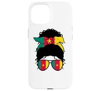 Cameroonian Girl Bandiera Camerun Orgogliosa donna camerunese Custodia per iPhone 15