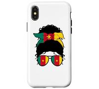 Cameroonian Girl Bandiera Camerun Orgogliosa donna camerunese Custodia per iPhone X/XS