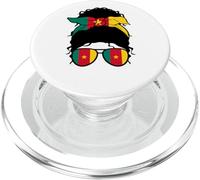 Cameroonian Girl Bandiera Camerun Orgogliosa donna camerunese PopSockets PopGrip per MagSafe