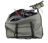 CamGo Borsa pieghevole da 50,8 cm - Custodia da viaggio per bicicletta resistente all'usura e da viaggio per auto in treno e viaggi aerei (verde militare, 50,8 cm)