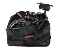 CamGo Borsa pieghevole per bici da 50,8 cm, impermeabile, da viaggio, per auto, treno, aereo (nero, 50,8 cm)
