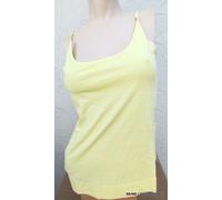 Cami 100% Cotone Pima Luce Giallo XL Cinghie Regolabili Adam Lippes Canotta