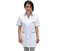 CAMICE CASACCA DA LAVORO bianco da DONNA Vestagline per ALIMENTARI SUPERMERCATO
