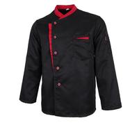 Camice da Cuoco a Maniche Lunghe Cappotto Camerieri D'albergo Cocina Uniforme