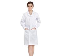 Camice Da Laboratorio Bianco Studenti Chimica Scuola Superiore Liceo Università Uomo Donna Maniche Lunghe Cotone Poliestere Resistente Camici Laboratorio Esperimenti Scienze Lezioni Sicurezza Aula