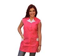 Camice da Lavoro Donna Giromanica,colf,Alimentari,maestra Asilo (IT, Testo, S, Regular, Regular, Fuchsia)