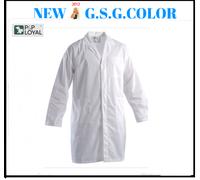 CAMICE LUNGO DA LAVORO 100% COTONE COLORE BIANCO