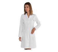 Camice Medico Donna Valencia Slim Bianco Manica Lunga - Isacco - Farmacista