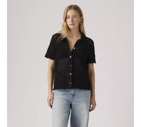 Levi's - Susanna - Camicia nera all'uncinetto a fiori-Nero XS