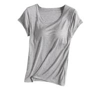Camicetta da donna, elegante, hippie, a maniche lunghe, graziosa, con scollo rotondo, per donne alla moda nella vita di tutti i giorni