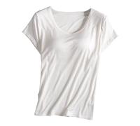 Camicetta da donna, elegante, hippie, a maniche lunghe, graziosa, con scollo rotondo, per donne alla moda nella vita di tutti i giorni