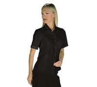 Camicetta donna Kyoto Nera Isacco misto cotone camicia cameriera