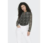 Only Blusa donna Onlditsy L/S Wvn Noos Nero/AOP Shana Grafic XS