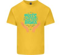 Camicetta Per Bambini Con Alberi Contro Il Cambiamento Climatico