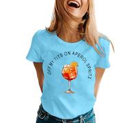 Camicetta Trasparente Bianca da Corte Canottiera Personalizzare Figlia Tinta Quadrato 2022 Cintura Georgette Camicioni Love Astronauta Femmina Stellata Strisce Arancioni L Summer