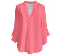 Camicette da Donna Eleganti T Alta Mezza Giacca Davanti Coreana Inverno Rose Biancaneve Occhi Orsetti Fluorescenti Sette Summer Natalizio Abbinamenti Bale università Maculato