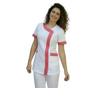 Camici da Lavoro Donna,Casacca Estetista,PARRUCCHIERA,CUOCA,Alimentari (L)