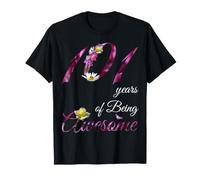 Camicia 101 Anni Impressionante Floreale 1922 101° Compleanno Regalo Maglietta