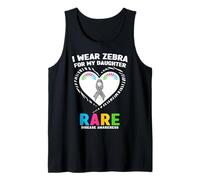 Camicia 2026 per la Giornata delle Malattie Rare - Indosso Zebra per mia Figlia Canotta