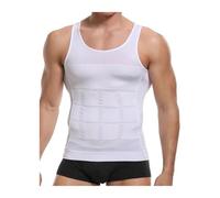 Camicia A Compressione Uomo Dimagrante Body Shaper Maglia Camicia Addome Addome Slim Allenamento in palestra Controllo della pancia Compressione Canotta Senza maniche Shapewear Canottiera Uomo Palestr