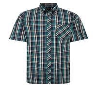 Camicia A Maniche Corte A Quadri Per Uomo In 3 Colori, 2XL-8XL