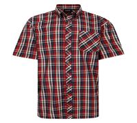 Camicia A Maniche Corte A Quadri Per Uomo In 3 Colori, 2XL-8XL
