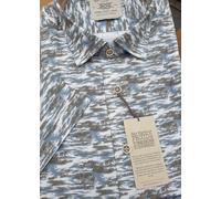 Camicia A Maniche Corte Con Stampa Blue Island Bar Harbour 2XL 3XL 4XL 5XL