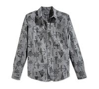 Camicia A Maniche Corte Con Stampa Nautica American Rag Per Uomo