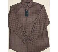 Camicia A Maniche Lunghe A Quadri Hart Schaffner Marx Da Uomo, Borgogna, S