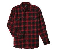 Camicia A Maniche Lunghe A Quadri I.N.C. Per Uomo